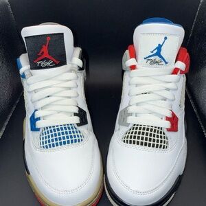 Size 4Y - Air Jordan 4 Retro SE GS “What The 4”, 498452-146, New Without Box